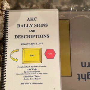 AKC  Rally Signs and Descriptions